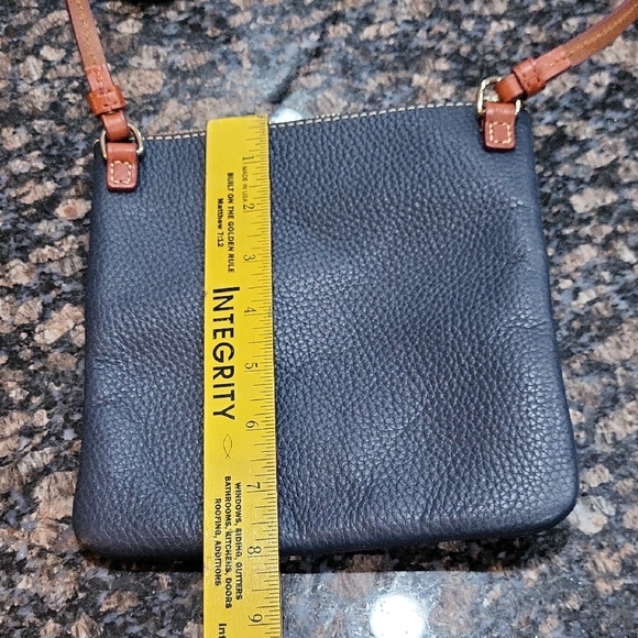 Dooney & Bourke Black and Brown Crossbody Bag - Picture 3 of 4